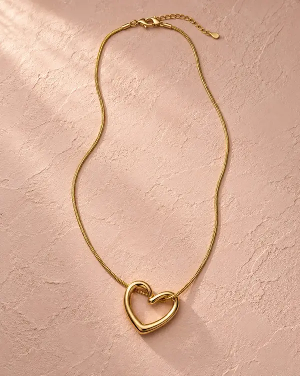 Open Heart Necklace